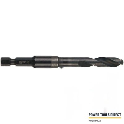 MILWAUKEE 8MM SHOCKWAVE IMPACT DUTY HSS-GROUND METAL DRILL BIT