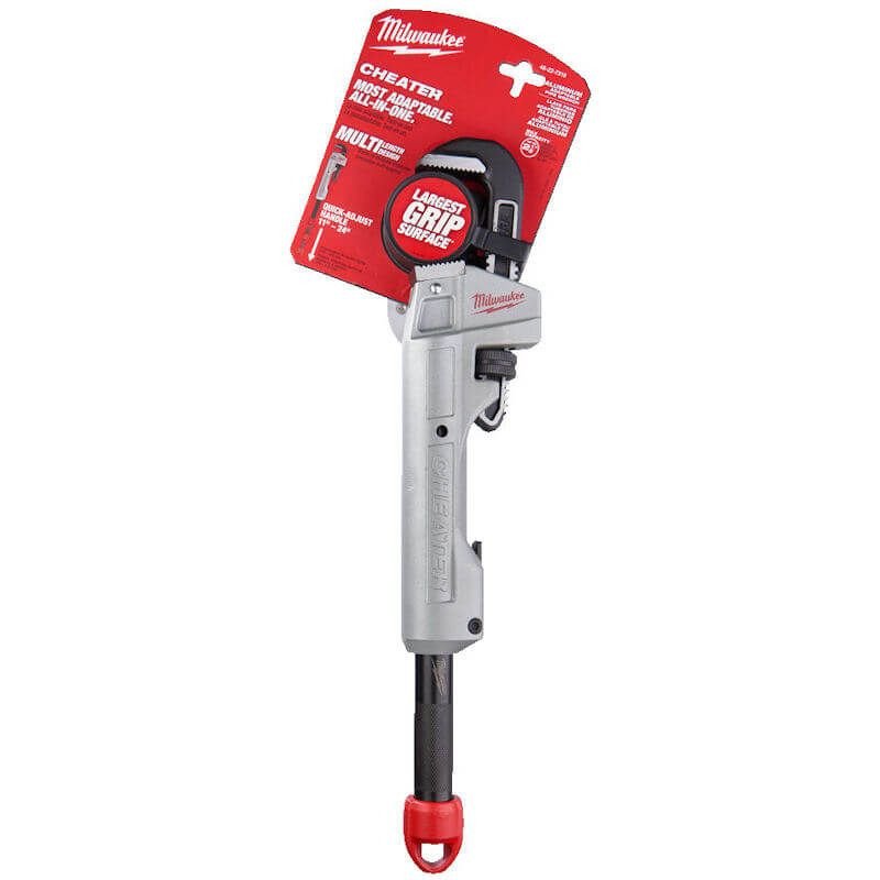 Milwaukee Cheater Aluminum Adjustable Pipe Wrench