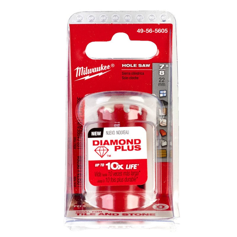 Milwaukee Diamond Plus Wet/Dry Holesaws (Select Size)