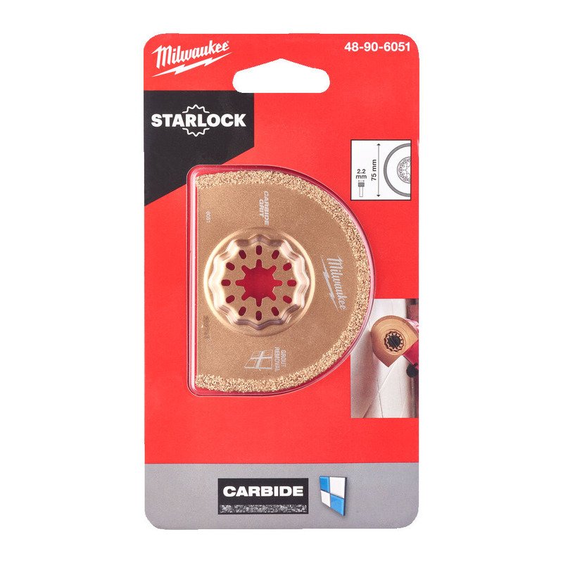 Milwaukee Grout Removal 2.2mm Carbide Grit Multi Tool Blade