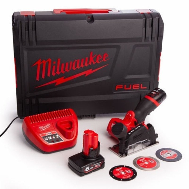 Milwaukee M12FCOT-622X 12v 1×6.0/2.0Ah Li-ion Cut Off Tool HD Box Kit