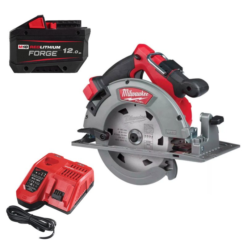 Milwaukee M18FCS66-121C Fuel 184mm Circular Saw with 12.0Ah Forge Battery