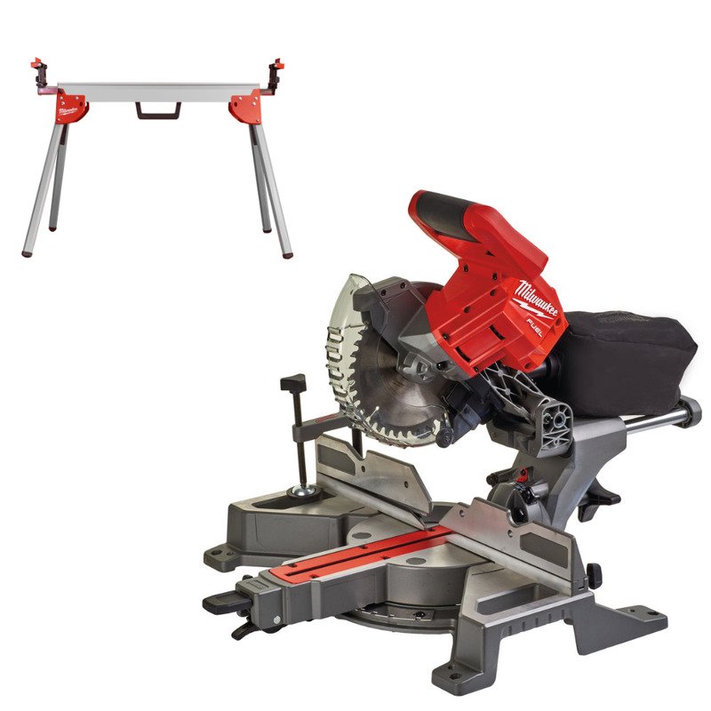 Milwaukee M18FMS190-0 18V Fuel 190mm Mitre Saw C/W MSL2000 STAND