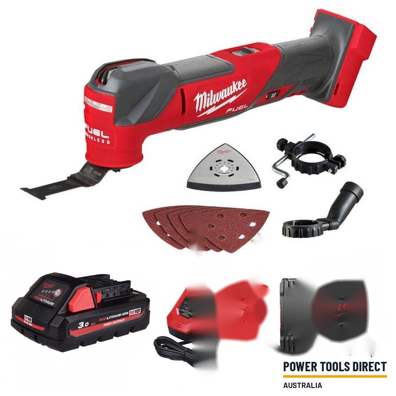 Milwaukee M18FMT-301X 18v Fuel Multi-Tool Kit – 3ah High Output Battery