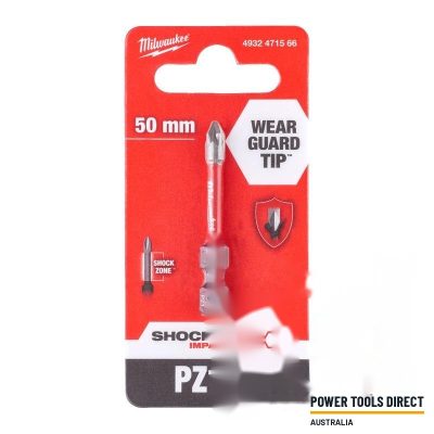 Milwaukee Shockwave Impact Duty Screwdriving Bits PZ (Select Size)