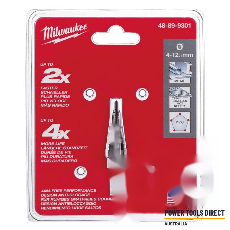 Milwaukee Step Drills (Select Size)