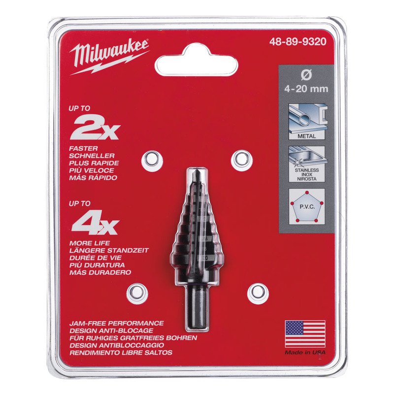 Milwaukee Step Drills (Select Size)