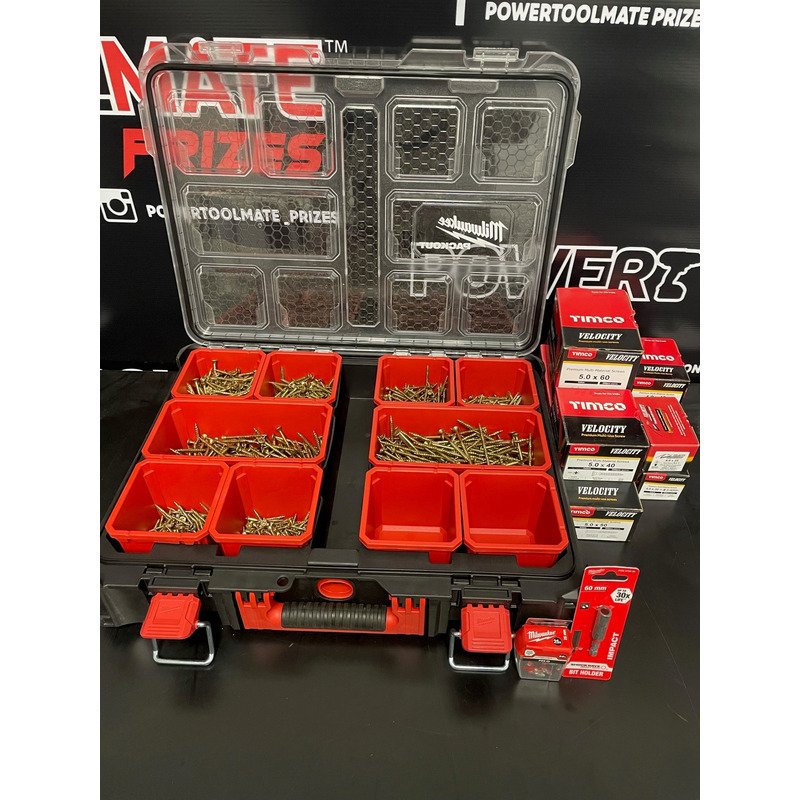 Milwaukee x Timco Packout, Screw & Accesory Bundle