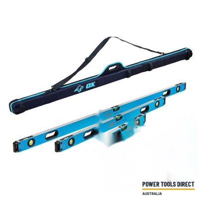 OX Tools OX-P028603 600/1200/1800mm Pro Spirit Level Set In Pro-Level Bag