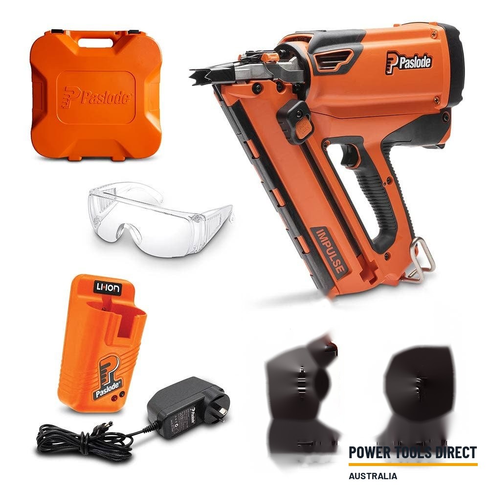 PASLODE 2 x 2.2Ah 50-90mm FrameMaster™ PowerVent Gas Framing Nailer Kit B20580