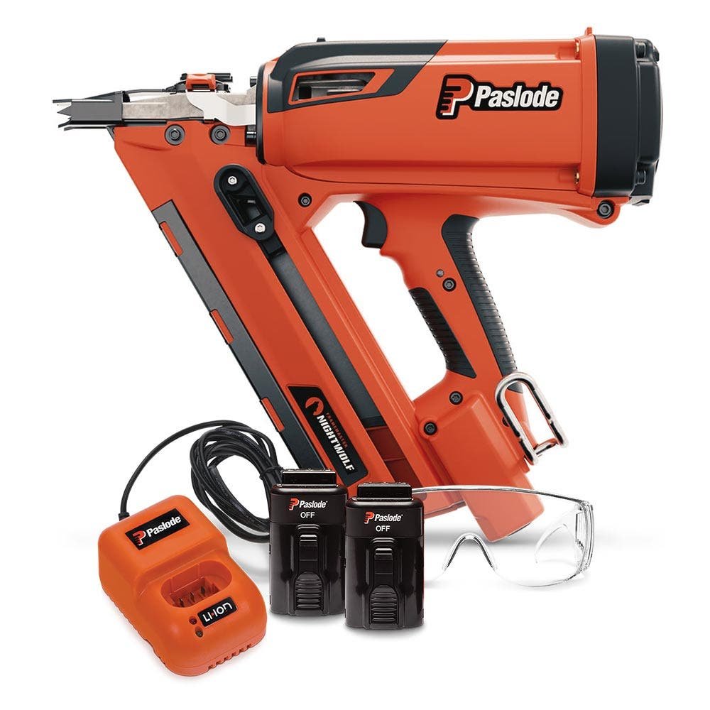 PASLODE FrameMaster NightWolf™ 50-90mm 2×2.2Ah Gas Framing Nailer Kit NW580