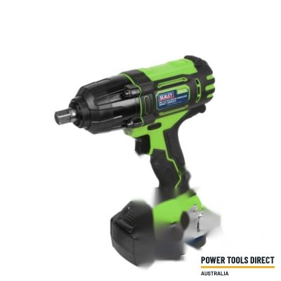 Sealey CP400 18V 1/2″ Square Drive Impact Wrench Kit HI-VIS (1 x 3.0Ah Li-ion Battery, Charger & Case)