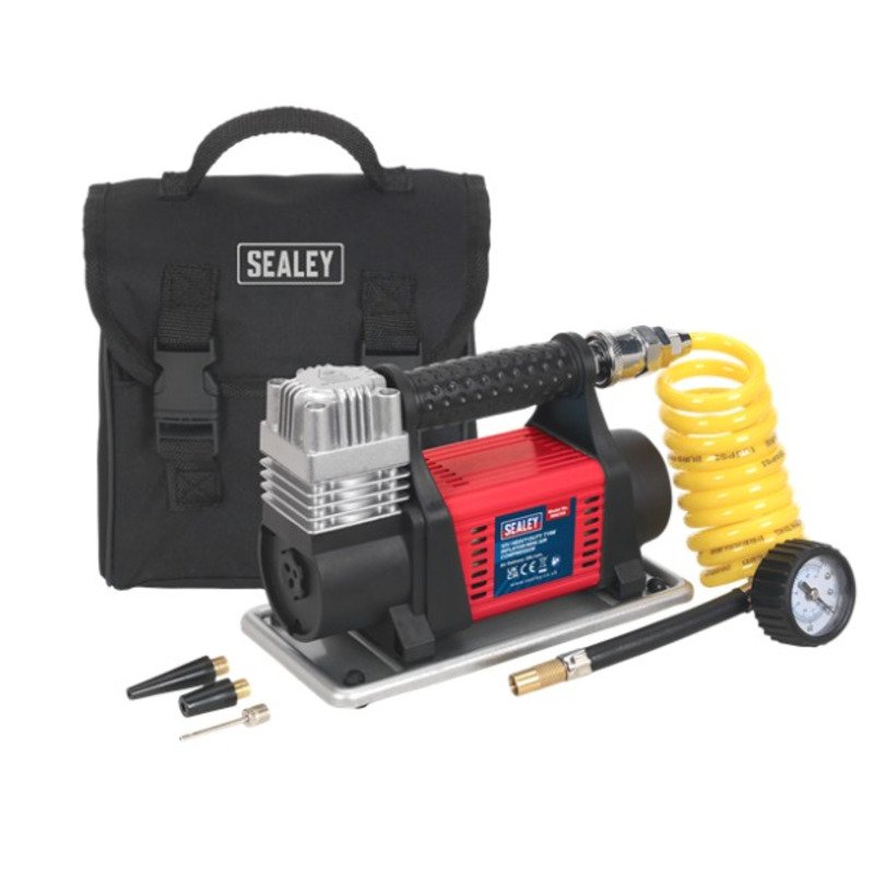 Sealey MAC04 12V Heavy-Duty Mini Air Compressor