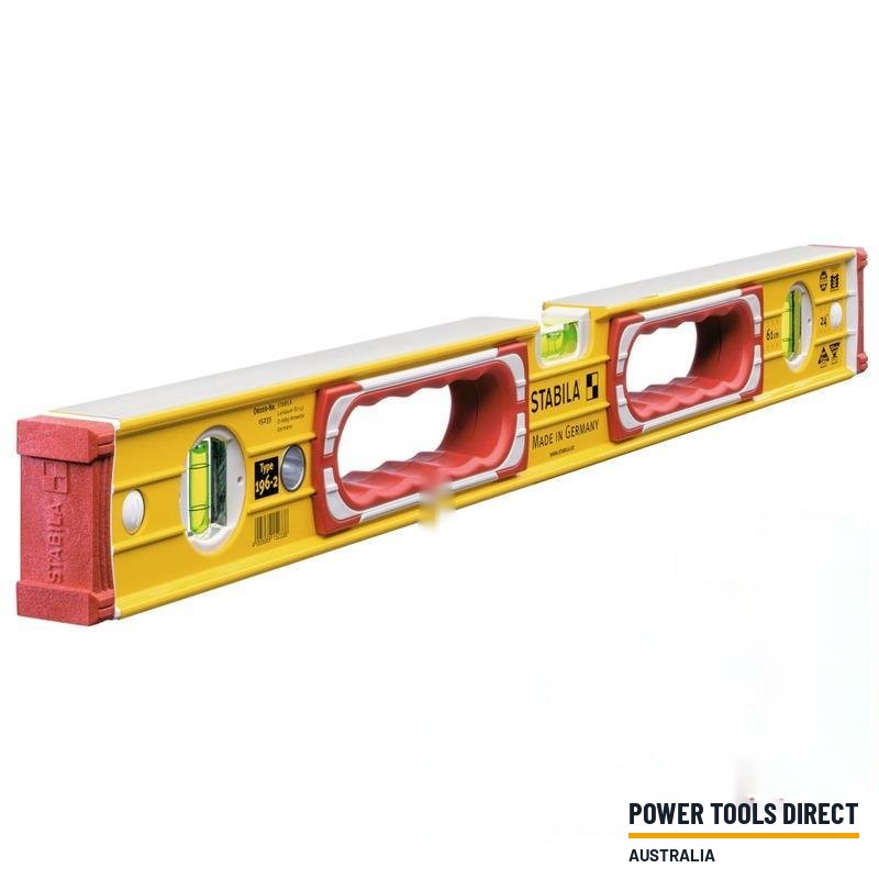 Stabila 196-2 3 Vial Spirit Level with Hand Grips