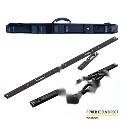 Stabila Dark Shadow Level Set – 183cm, 122cm, 61cm & 40cm & Velocity X Stabila Level Bag