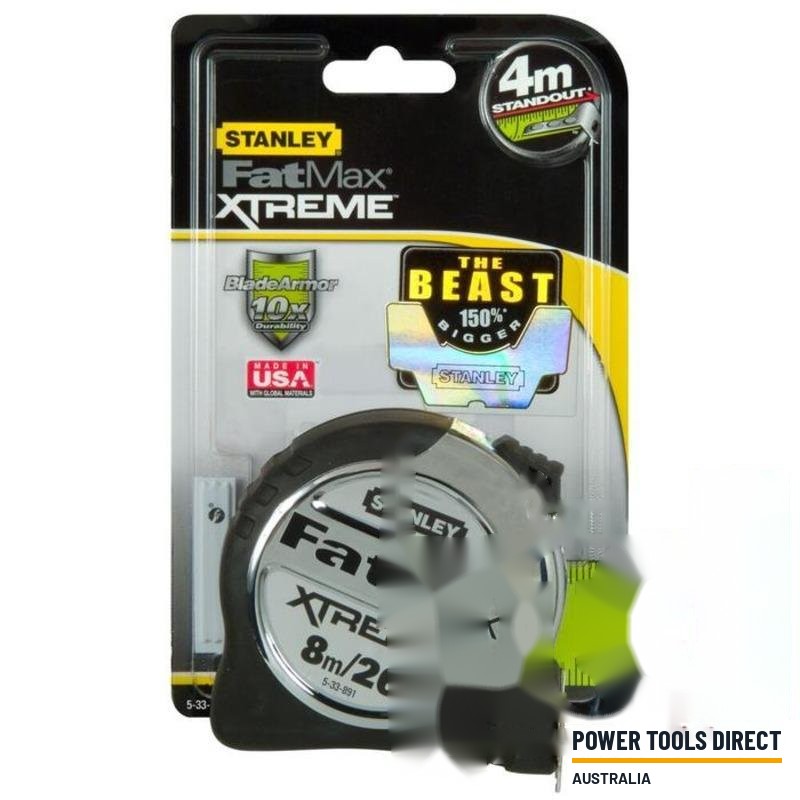 Stanley STA533891 FatMax Xtreme Tape Measure 8m / 26ft