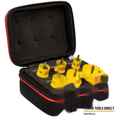 Starrett KCS06001 6pc General Purpose CSC Holesaw Kit
