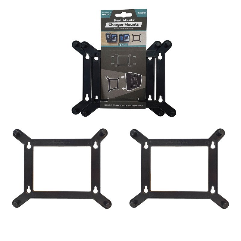 StealthMounts 2 Pack Charger Mount for Makita DC18RC Charger