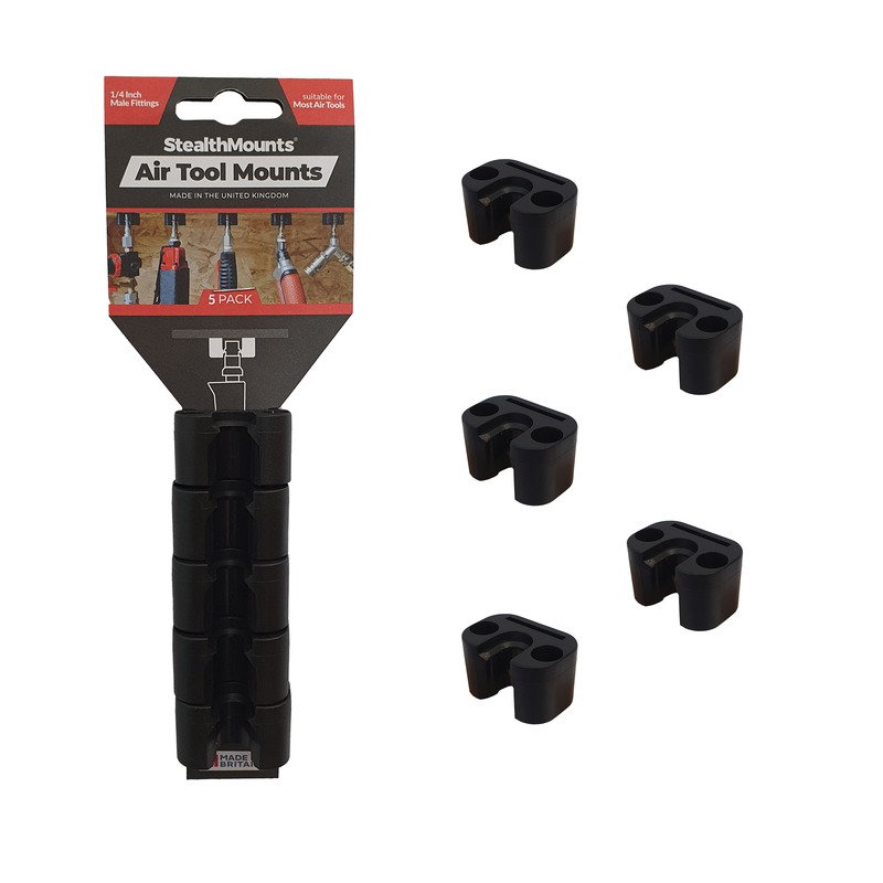 StealthMounts 5 Pack Air Tool Mounts – Black