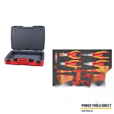 Teng TEFXV11 11pc Insulated Plier & Screwdriver Set in Foam3 with TC-6T Carry Case