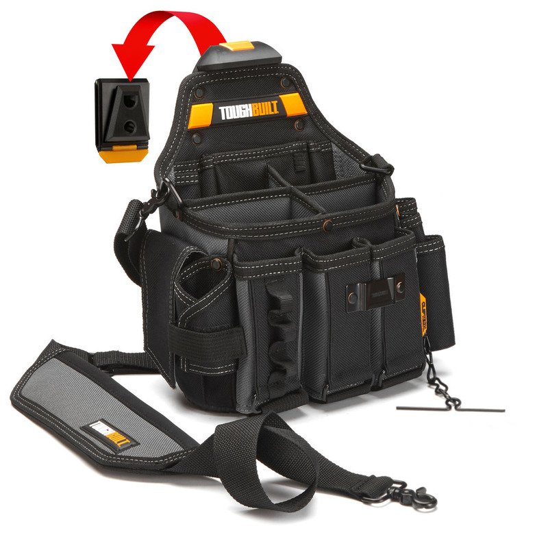 Toughbuilt CT-104 ClipTech Master Electricians Pouch and Shoulder Strap