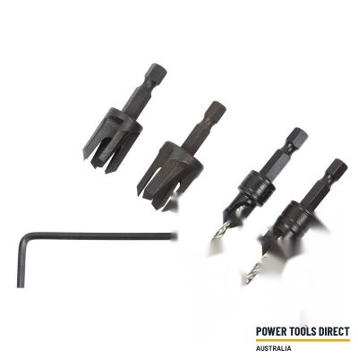 Trend SNAP/PC/A Snappy 4 Piece Set Countersink & Plug cutter Set