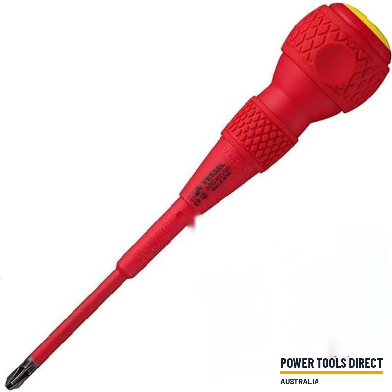 Vessel Ball Grip Insulated Screwdriver No.200 PZ 2×100 125862