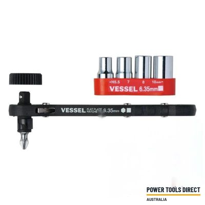 Vessel Flat Plate Ratchet Screwdriver Set TD-72