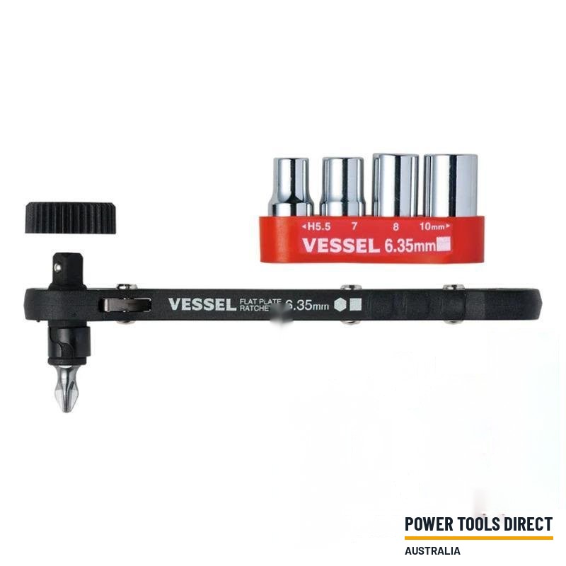 Vessel Flat Plate Ratchet Screwdriver Set TD-72