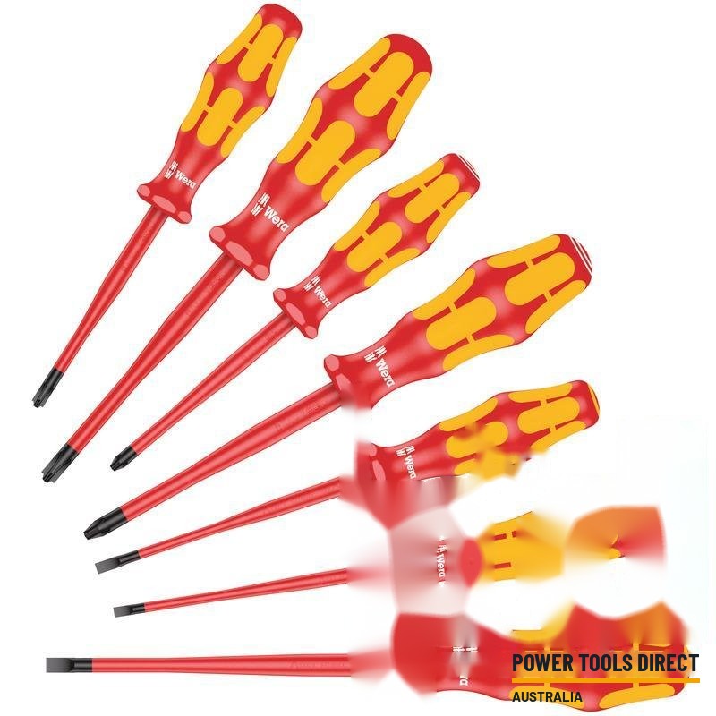 Wera 160 iSS/7 Screwdriver Set, 7pc With reduced blade diameters and smaller handle diameters