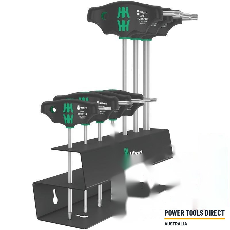 Wera 467/7 TORX® HF Set 2 Screwdriver set T-handle TORX® screwdrivers with holding function, 7 pieces