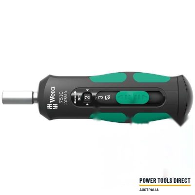 Wera 7510 Kraftform Safe-Torque Speed Torque Screwdriver, 1-3 Nm
