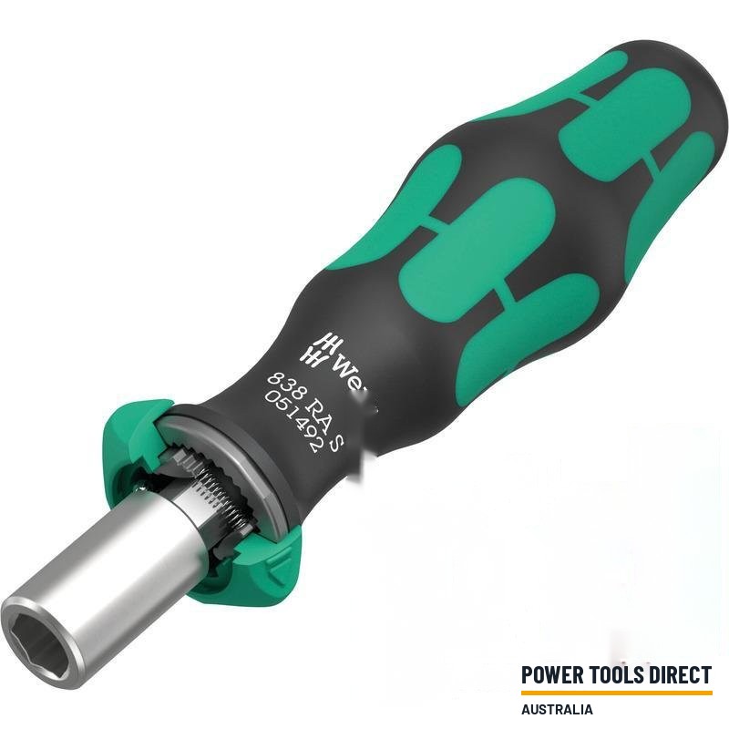 Wera 838 RA S Bitholding Screwdriver with Ratchet Functionality, 1/4″