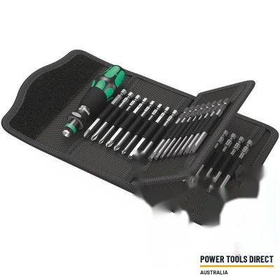 Wera Kraftform Kompakt 62,Bitholder and Bits, 33pc