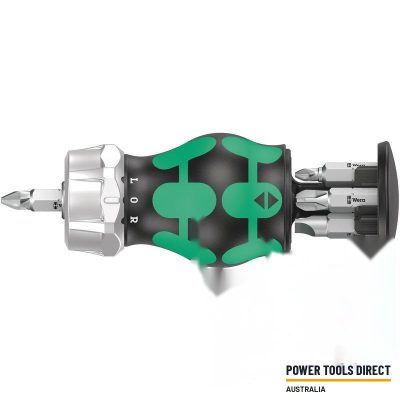 Wera Kraftform Kompakt Stubby Magazine, Bitholding Screwdriver, RA 3, 6pc