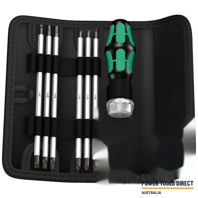 Wera Kraftform Kompakt Vario RA SB, Ratcheting Screwdriver Set 7pc