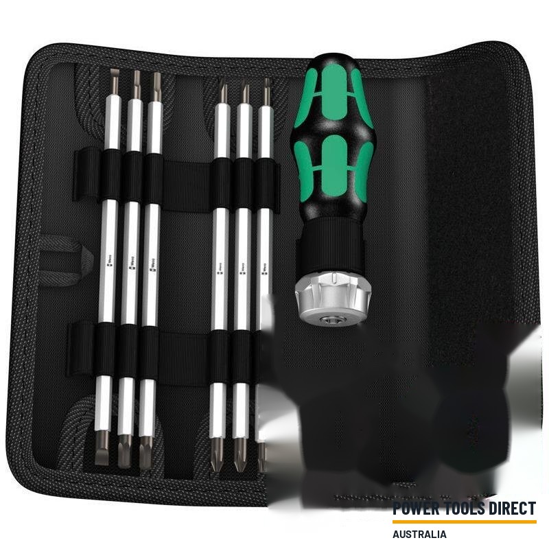 Wera Kraftform Kompakt Vario RA SB, Ratcheting Screwdriver Set 7pc