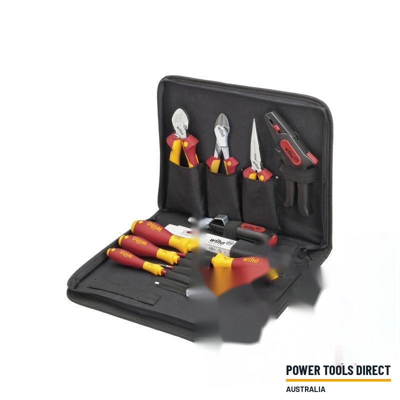 Wiha 36389 12pc Electrican Tool Set in Pouch