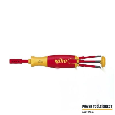 Wiha 38613 Screwdriver with Bit Magazine LiftUp