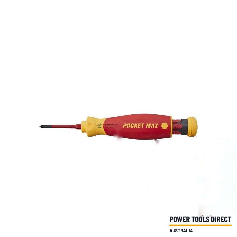 Wiha 45296 Screwdriver with Bit Magazine Pocketmax